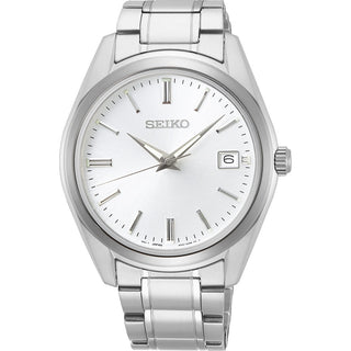 Front view of Seiko SUR307P1 Mens Watch on white background