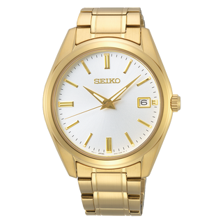 Front view of Seiko SUR314P1 Watch on white background