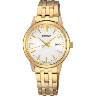 Front view of Seiko SUR412P1 Watch on white background