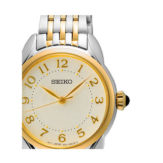 Angle shot of Seiko SUR562P1 Watch on white background