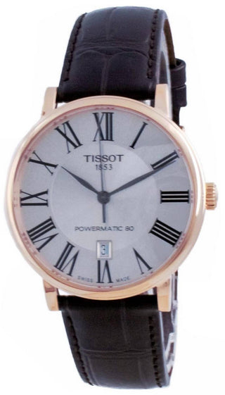 Front view of Tissot T122.407.36.033.00 Mens Watch on white background