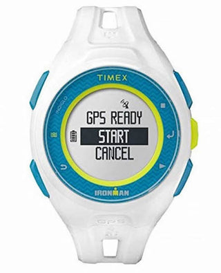 Front view of Timex Ironman Run X-20 Neon TW5K95300 Womens Watch on white background