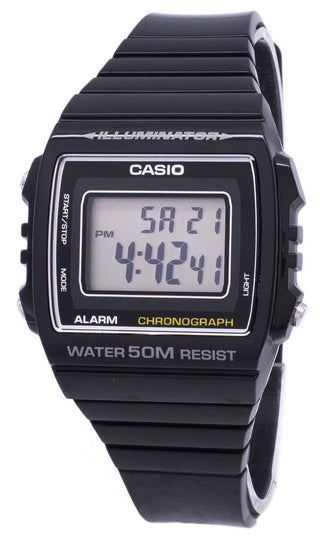 Front view of Casio Sport Collection W-215H-1AVDF Mens Watch on white background