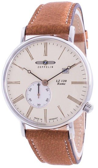 Front view of Zeppelin Z71345 Mens Watch on white background