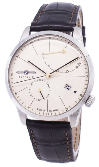 Front view of Zeppelin Z73665 Mens Watch on white background