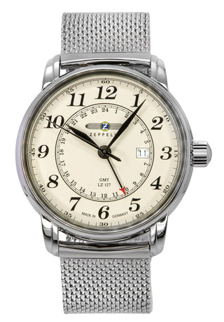 Front view of Zeppelin Z7642M5 Mens Watch on white background