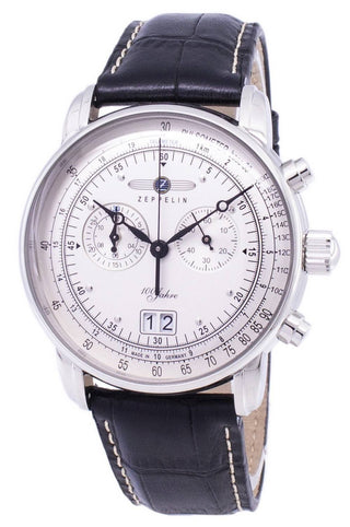 Front view of Zeppelin Z76901 Mens Watch on white background