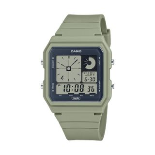 Front view of Casio LF-20W-3A Mens Watch on white background