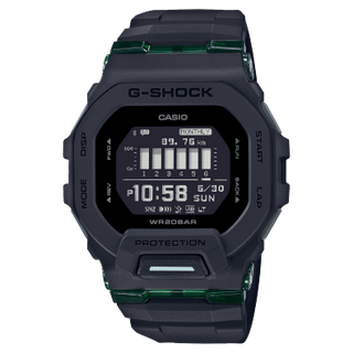 Front view of Casio G-Shock GBD-200UU-1 Mens Watch on white background