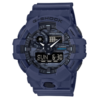 Front view of Casio G-Shock GA-700CA-2A Mens Watch on white background