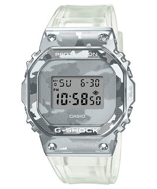 Front view of Casio G-Shock GM-5600SCM-1 Mens Watch on white background