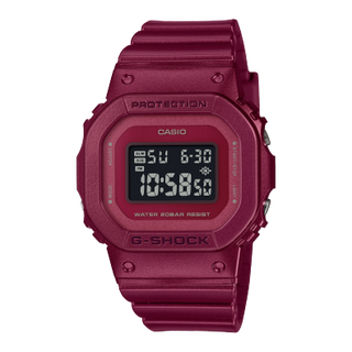 Front view of Casio G-Shock GMD-S5600RB-4 Womens Watch on white background