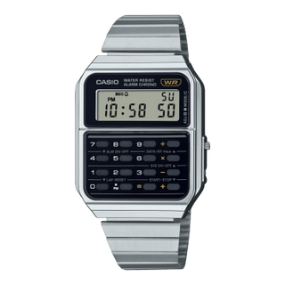 Front view of Casio CA-500WE-1A Mens Watch on white background