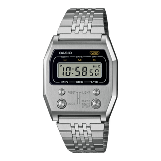 Front view of Casio A1100D-1 Mens Watch on white background