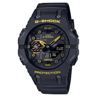 Front view of Casio G-Shock GA-B001CY-1A Mens Watch on white background