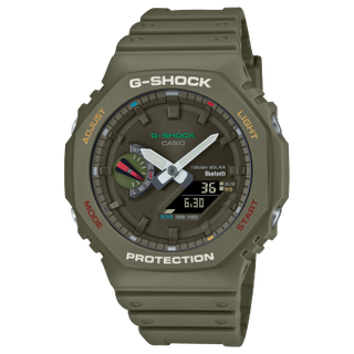 Front view of Casio G-Shock GA-B2100FC-3A Mens Watch on white background