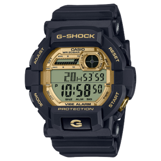 Front view of Casio G-Shock GD-350GB-1 Mens Watch on white background